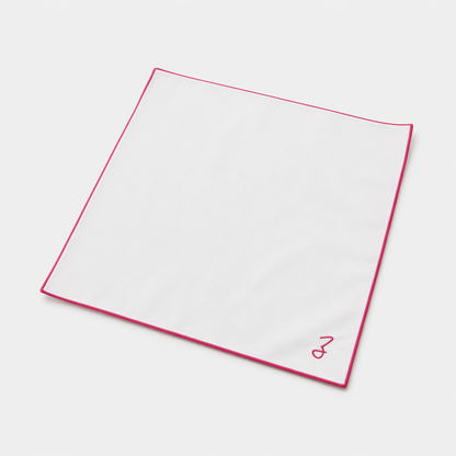 Mouchoir de poche pour homme - Rouge rosé