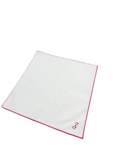 Herren Einstecktuch Taschentuch - rötlich rosa