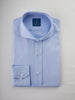 Men's Business Shirt - 100% Egyptian Cotton - Plain Blue